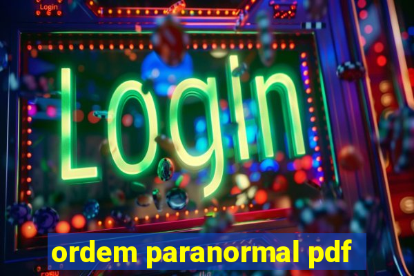 ordem paranormal pdf